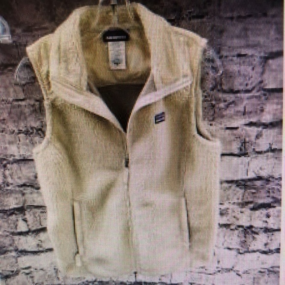 Patagonia‎ women’s sleeveless, mock neck, full, zip, fleece vest, size medium - Picture 1 of 3